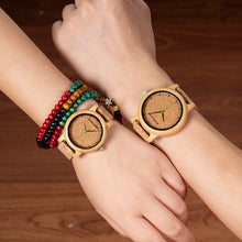 Couples Romantic Message Wooden Watch Set