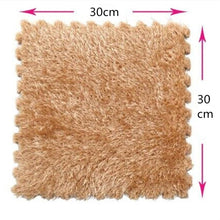 DIY Soft Plush No Slip Interlocking Shag Carpet Square - Classy Stores Online