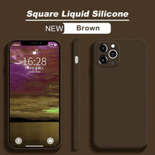 Liquid Silicone Solid Phone Case For iPhone 12 13 14