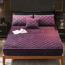 Plush Velvety Fitted Quilted Mattress Cover - Classy Stores Online