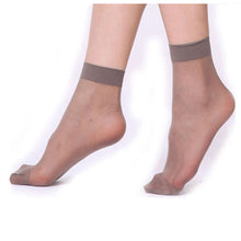 10 Pairs Ladies Ultra Thin Sheer Transparent Trouser Socks