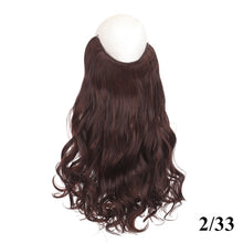 Long Wavy 24 Inch Synthetic Hair Extension Halo Hairpiece