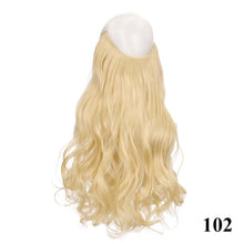 Long Wavy 24 Inch Synthetic Hair Extension Halo Hairpiece