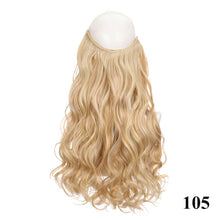 Long Wavy 24 Inch Synthetic Hair Extension Halo Hairpiece