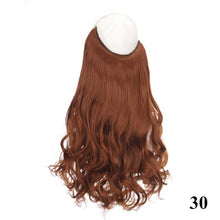 Long Wavy 24 Inch Synthetic Hair Extension Halo Hairpiece