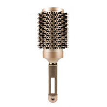 Unisex Round Styling Detangling Ionic Hair Brush