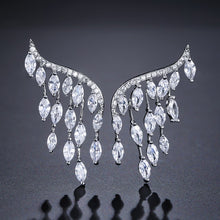Elegant European Style Austrian Crystal Chandelier Earrings