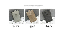 Women's High Quality Dazzling Crossbody Crystal Phone Purse