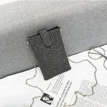 Women's High Quality Dazzling Crossbody Crystal Phone Purse