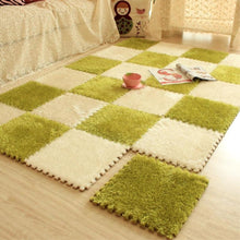 DIY Soft Plush No Slip Interlocking Shag Carpet Square - Classy Stores Online
