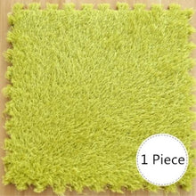 DIY Soft Plush No Slip Interlocking Shag Carpet Square - Classy Stores Online