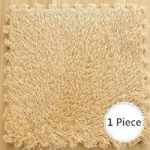DIY Soft Plush No Slip Interlocking Shag Carpet Square - Classy Stores Online