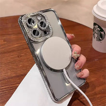 Popular Rhinestone IPhone Case For Wireless Magnetic Charging