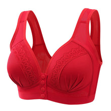 Ladies Comfortable Wireless Lace Push Up Bra With Front Snap Closure