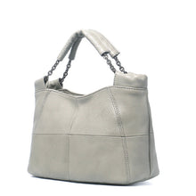 Women's Popular Genuine Soft Leather Tote With Shoulder Strap