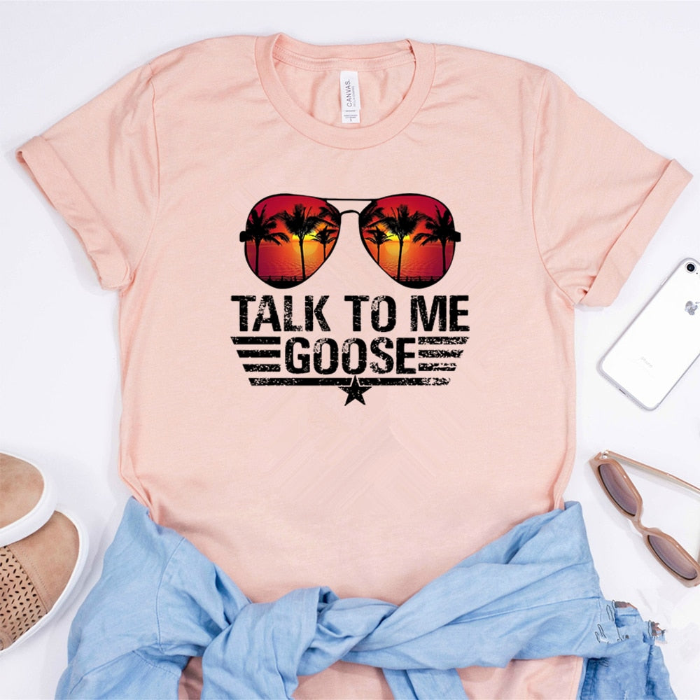 Talk To Me Goose Top Gun T-Shirt Cheap Trendy Store 