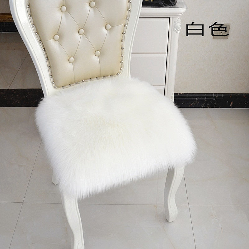 Washable Soft Faux Fur Seat Cover