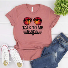 Casual Unisex Talk To Me Goose T Shirt
