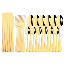 Trendy 24 Piece Stainless Steel Cutlery Set