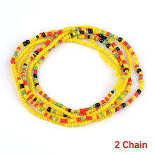Set of 2 Double Strand Beaded BOHO Body Chains