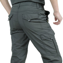 Men's Elastic Waist Multi Pocket Baggy Cargo Pants