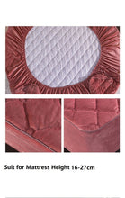 Plush Velvety Fitted Quilted Mattress Cover - Classy Stores Online
