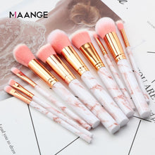 10 Piece Professional Marble Makeup Brush Set - Classy Stores Online
