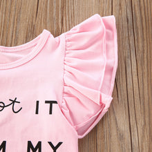 Infant Baby Girls Pink Leopard Summer Shorts Set