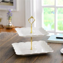 Elegant Ceramic 2 or 3 Tier Cake Stand Serving Trays - Classy Stores Online