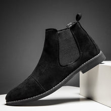 Men's Popular Suede Slip On Chelsea Boots