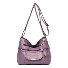 Women's Luxury Soft PU Multi Pocket Crossbody Shoulder Bag