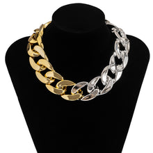 Women's Trendy Big Bold Chunky Chain Choker Necklace