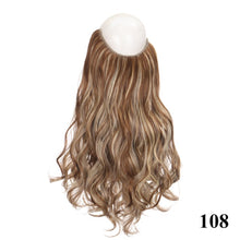 Long Wavy 24 Inch Synthetic Hair Extension Halo Hairpiece
