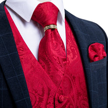 Men's 5 Piece Formal Waistcoat Tie Handkerchief Set