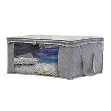 Portable Quilted Non-Woven Clothing Storage Bag Organizer