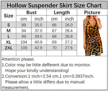 Women's Summer Leopard Print Halter Dress