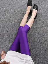 Women's Colorful High Waist Spandex Capri Fitness Leggings