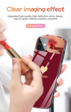 Oval Mirrored Phone Case For iPhone X XR XS 11 12