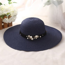 Women's Spring Summer Decorated Wide Brim Sun Hat