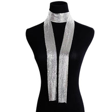 Beautiful Long Draping Metallic Choker Collar Necklace - Classy Stores Online