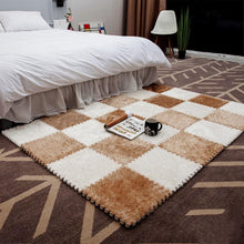 DIY Soft Plush No Slip Interlocking Shag Carpet Square - Classy Stores Online